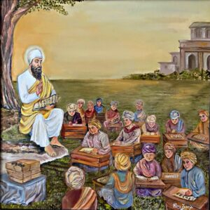 Guru Angad dev ji invented and taught gurmukhi script